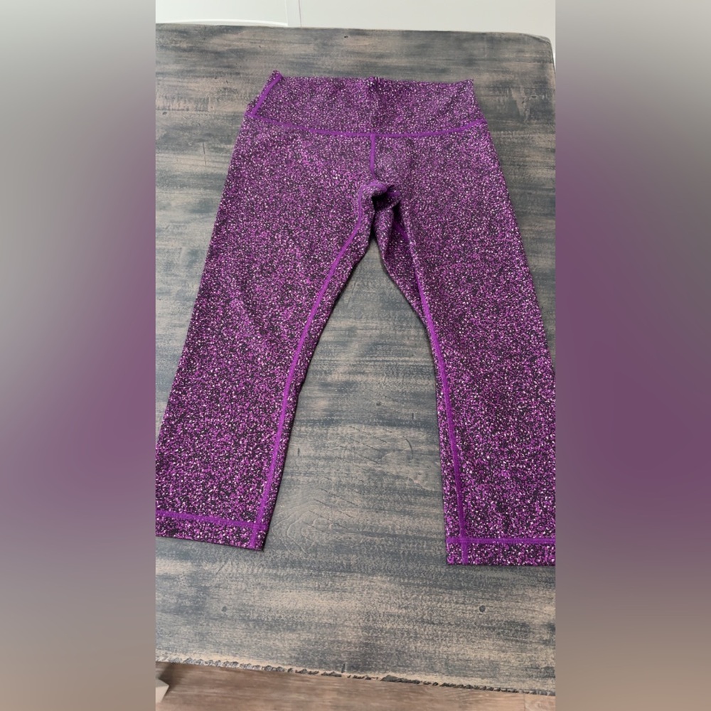 lululemon athletica Purple Patterned Leggings